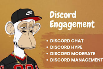 be your telegram and discord chatter, community manager