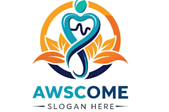 create holistic health logo with unlimited revision