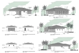 do 3d architecture, construction and permit drawing in revit or autocad