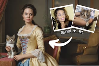 turn you and your pet into a magical ai portrait
