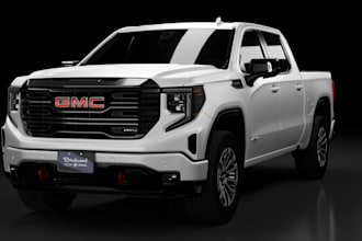 craft dnd car,sculpture gmc sierra 1500 at4unity,fortnite game,product animation