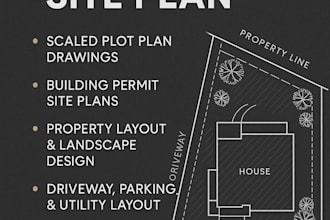design site plans plot layouts and property maps with precision