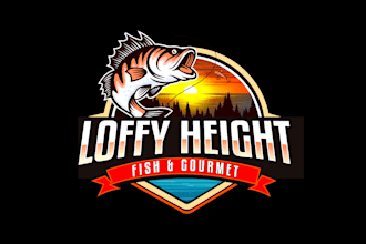 create a hunting, fishing, and adventure logo for your brand