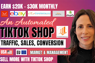 set up, promote USA, UK 30k tik tok shop, tiktok shop dropshipping, tik tok ads