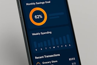design clean and modern UI UX for your mobile or web app