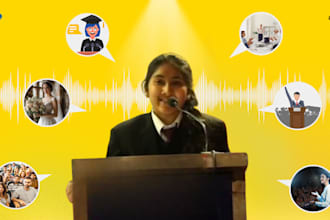 write captivating and custom speeches for wedding, anniversary, business, more