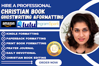 ghostwrite format christian ebook daily devotional prayer journal for amazon kdp