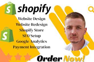 build shopify store design ecommerce website dropshiping store shopify website