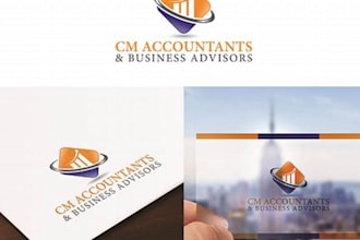 do credit repair bookkeeping tax accounting and financial logo design