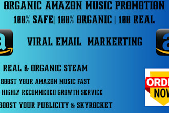 do best email marketing campaign for your  amazon music promotion