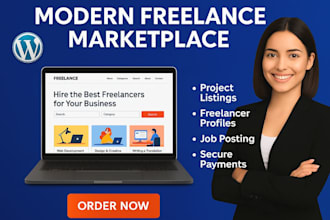 build freelance marketplace website or freelance website like fiverr