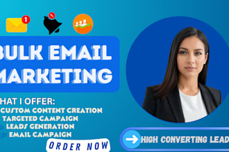 send bulk email sms marketing campaign mailchimp twilio cold emails for you