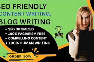 be your seo content writer, article writing, content writing and blog writing