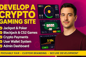 develop cs2 gaming site poker igaming website crypto games, jackpot