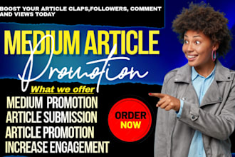 do viral medium article promotion, medium followers to targeted audience