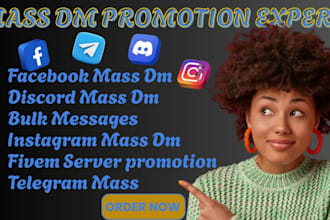 mass dm on discord and facebook to promote to your targeted audience