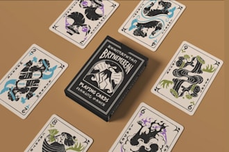 design 52 playing card game poker card card game design rulebook box board game