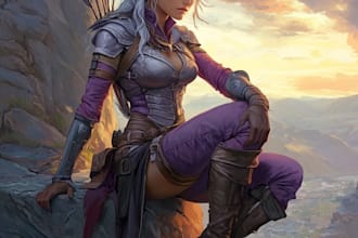 dnd character art and dnd character art