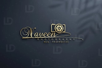 creative logo about photography, videography, autograph and signature