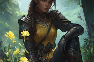 dnd character art and dnd character art