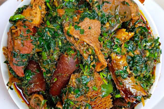 create delicious african or fusion recipes for your blog or business