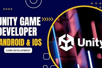 build 2d or 3d unity mobile games, nft p2e games, multiplayer or metaverse games