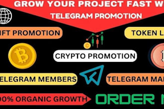 organically promote your crypto memecoin telegram community