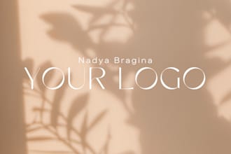 create a minimal brand kit with logo, color palette, and moodboard