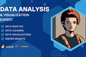 create data dashboards and reports using power bi or tableau