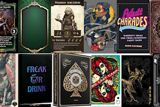 design playing card game card game design card illustration custom playing card
