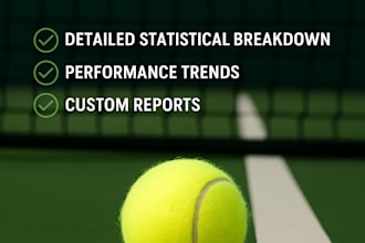 track and analyze tennis match statistics for players or coaches