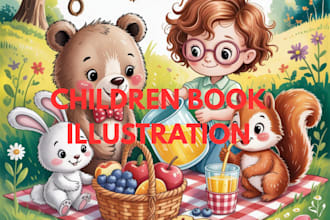 illustrate children story book illustration book illustration storybook