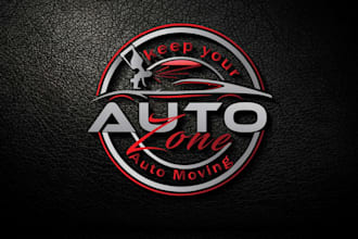 make racing, automotive, detailing, car wash, auto repair and garage logo