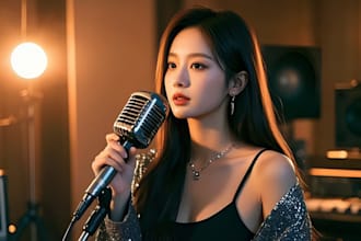be your female vocalist and songwriter for romantic or emotional songs