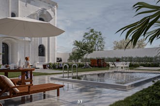 design your landscape, garden, backyard, terrace and pool