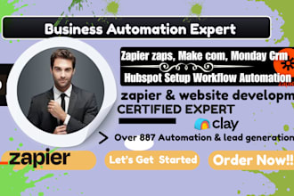 automate your business with clay com zapier n8n apollo automation make com crm