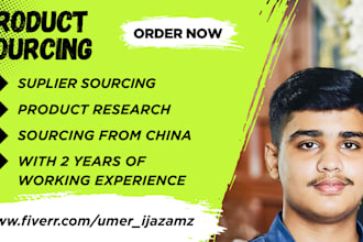 do product sourcing, supplier sourcing, ali baba sourcing