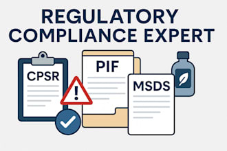 write cpsr, pif and msds for eu and UK cosmetic product compliance