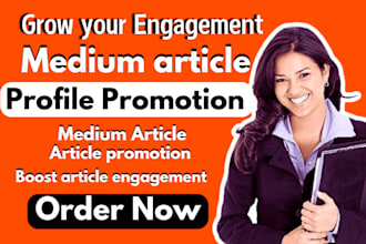 do organic medium article promotion, medium profile promotion boost engagement