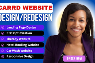 do therapy website hotel booking website carrd website design car wash website