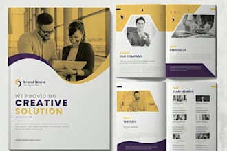 design professional trifold, bifold and digital brochures in canva