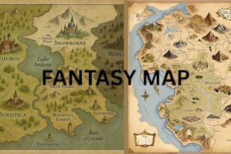 create your fantasy map, worldmap, battlemap for dnd