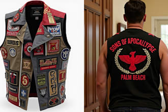 make custom fivem clothing, mc kuttes both patch, fivem eup biker vest police