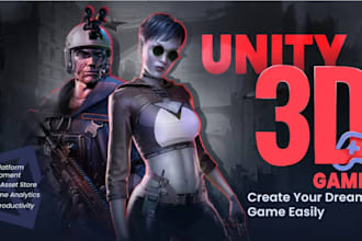 unity 2d 3d game developer for mobile PC ar VR multiplayer game development