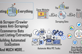 build custom automated bots for amazon flex, instacart, doordash, spark and uber
