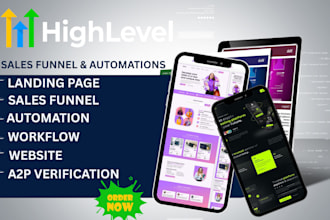 gohighlevel expert, setup gohighlevel website workflow, gohighlevel landing page