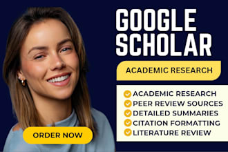 conduct in extensive academic research using google scholar
