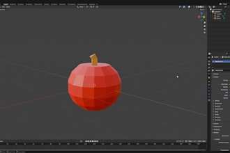 create low poly 3d models for you
