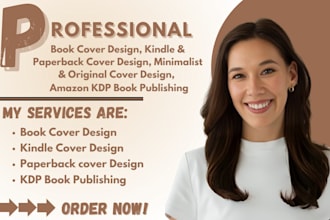 do minimalist original book cover design paperback amazon kdp book publishing
