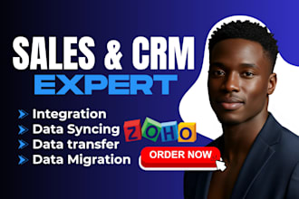 create personalized CRM data migration, sync for maximizing sales zoho crm